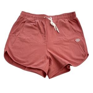 MoFiz Women's Running Athletic Shorts Gym Workout Pink Shorts with Pockets sz M